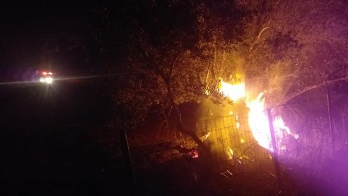 Πυρκαγιά σε ελαιόδεντρα στα Περατάτα Κεφαλονιάς