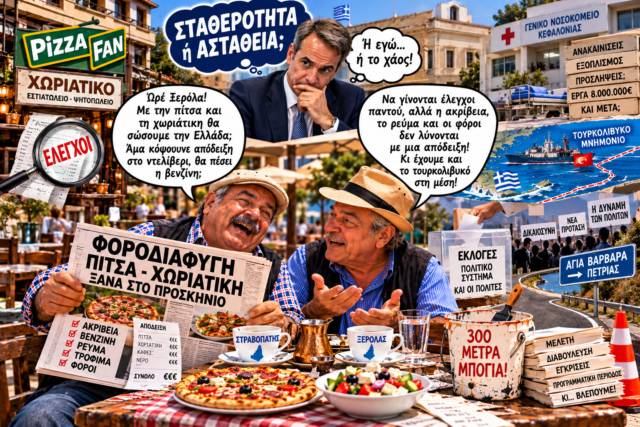 Σατιρικό Καφενείο_ Ακρίβεια και Πολιτική